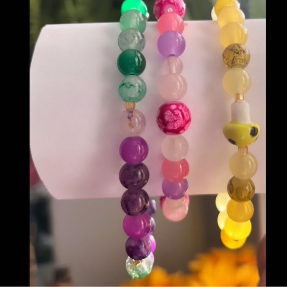 Yellow Mushroom  Bracelet - Picture 4 of 4